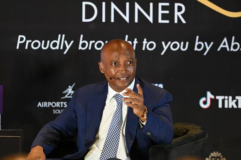 Caf president Dr Patrice Motsepe during the SANEF Gala Dinner at the Houghton Hotel in Johannesburg.